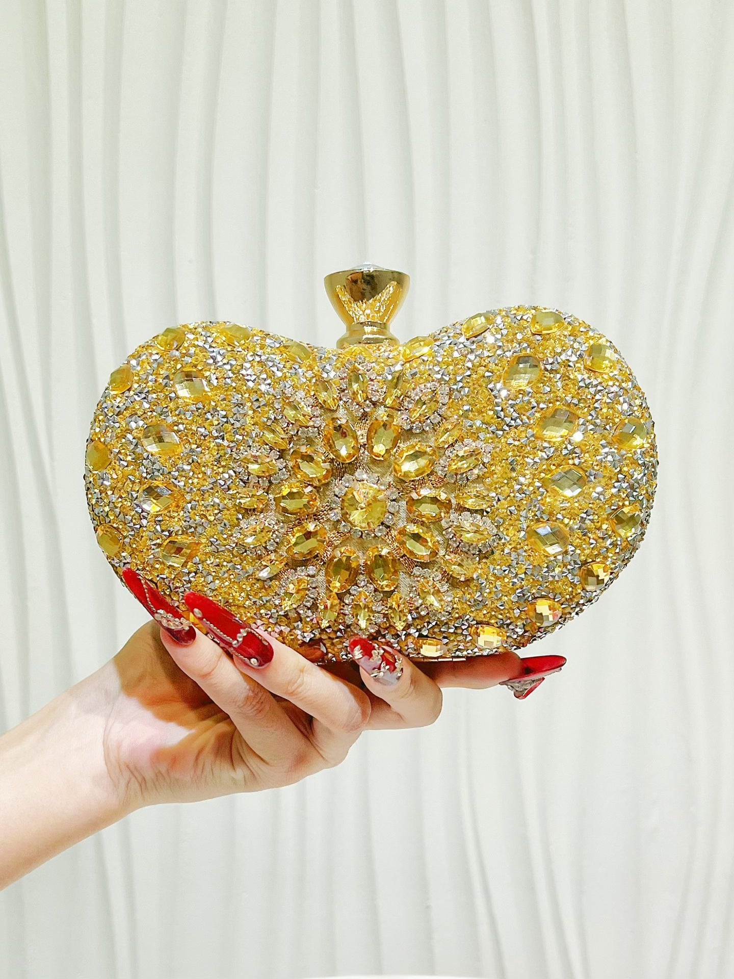 Women's Wedding Clutch Flower Portable With Cheongsam Dinner Bag