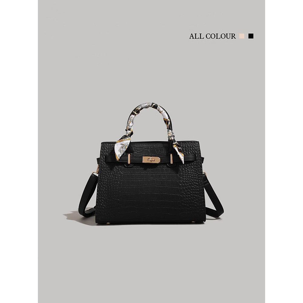 Women's Mother's Day Gift High-grade Crocodile Pattern Women's Handbag