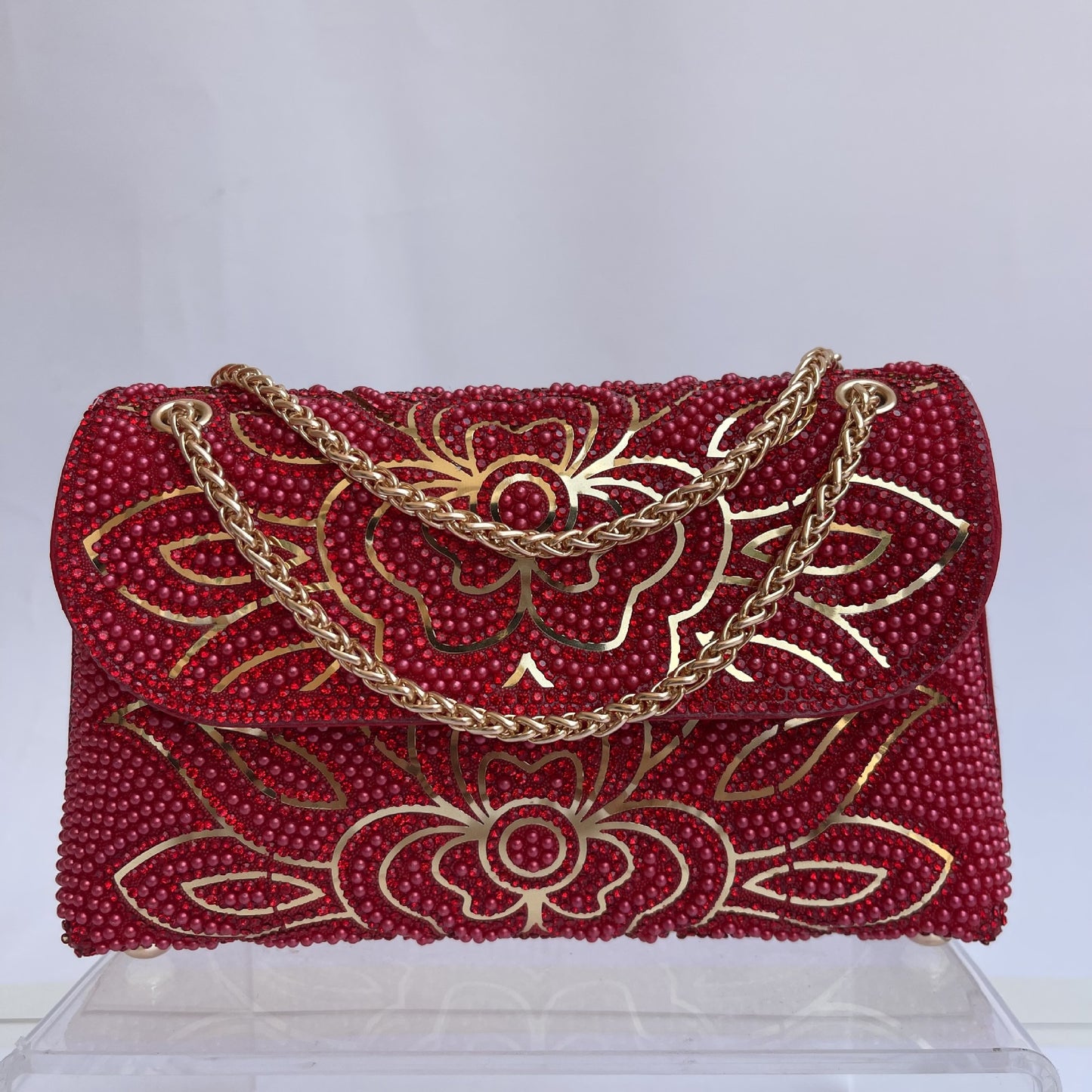 Fashion Portable Classic Style Diamond Rhinestone Dinner Bag