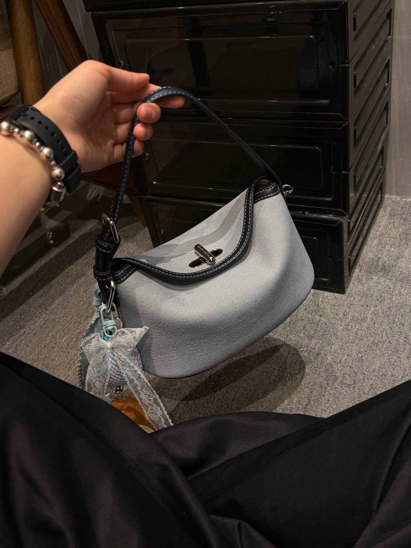Women's Denim Lunch Box Dumpling Versatile Commuter Bags
