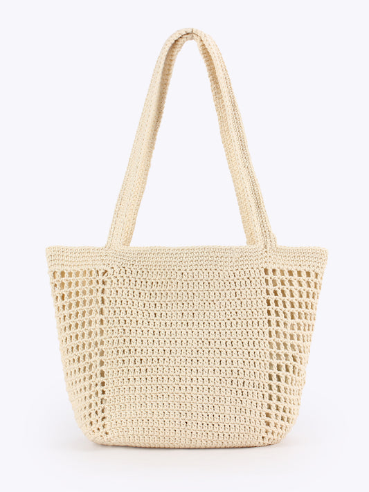 Women's Mori Braided Straw Holiday Hollow Out Woven Bags