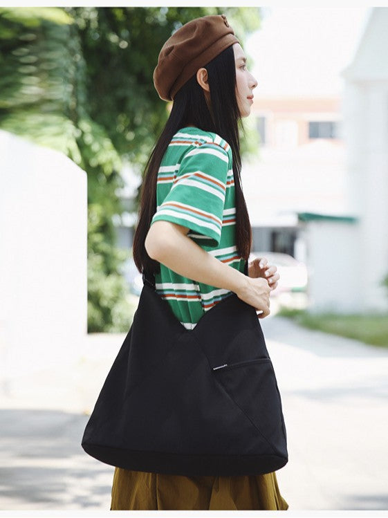 Style Simple Retro High-grade Large Capacity Pure Women's Shoulder Bag
