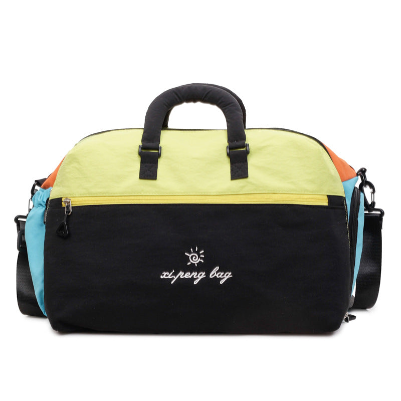 Dopamine Large Capacity Hand-held Contrast Color Boarding Lightweight Bags