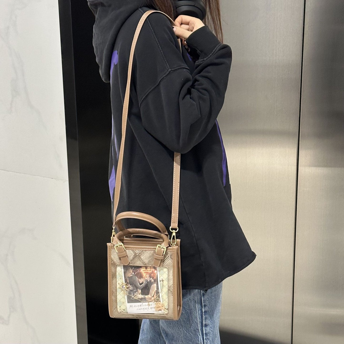 Women's Cartoon For Daily Small-sized In Macaron Women's Messenger Bag