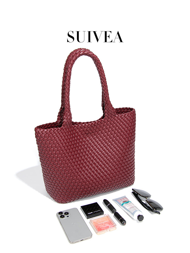 Trendy Large Capacity Underarm Son Mother Simple Elegant Women's Handbag