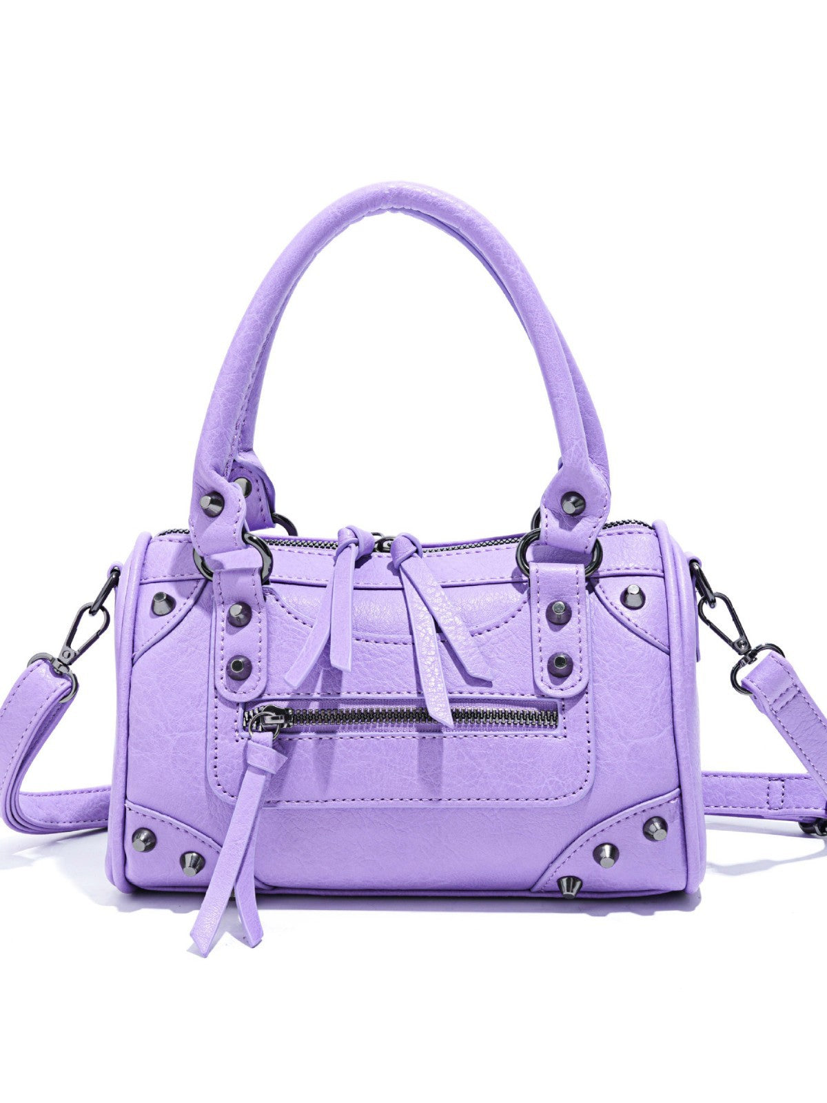 Women's Fashion Rivet Large Capacity Pillow Bowling Bags