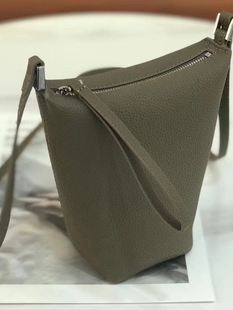 High Texture Top Layer Leather Fashion Simple Genuine Women's Messenger Bag