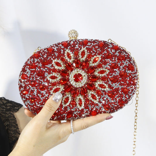 Women's Town Diamond Cheongsam Formal Dress Dinner Bag