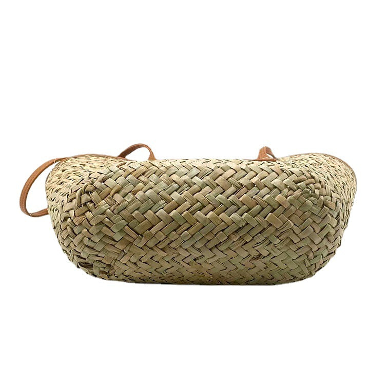 Grass Portable Seaside Holiday Double Fight Women's Messenger Bag