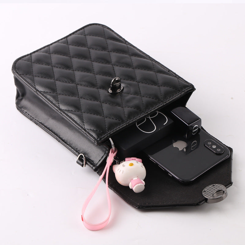 Women's Guide Vertical Diamond Fashion Cabinet Sister Special Women's Chest Bag, Fanny Pack