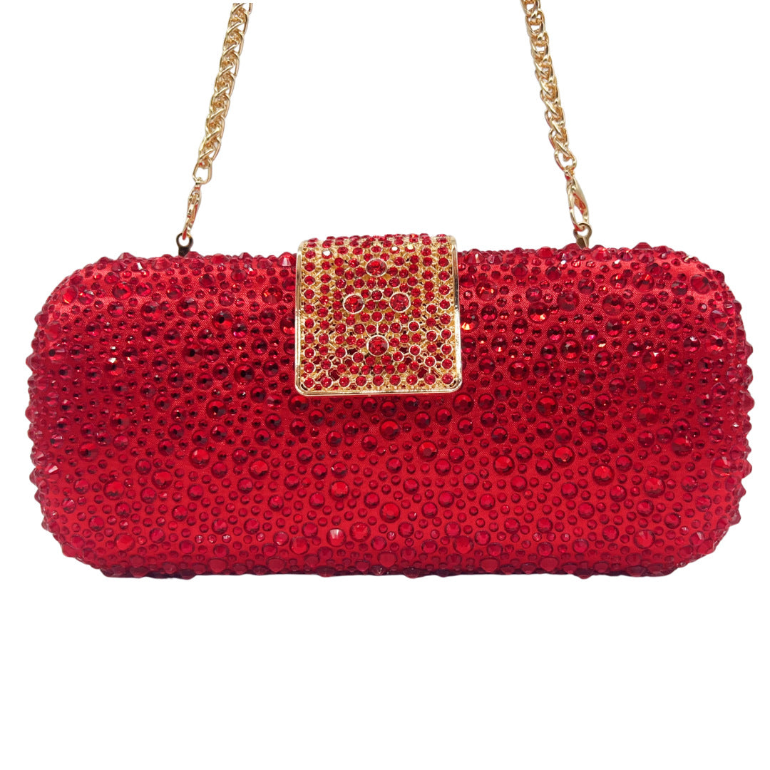 Women's Diamond Shiny Luxury Rhinestone Clutch Party Evening Bags