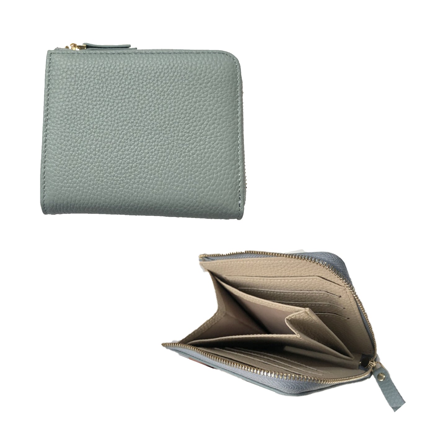 Women's Genuine Leather Litchi Pattern Short Fashion Ladies Wallet