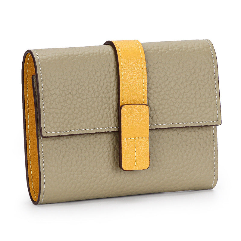 Women's Trifold Large Capacity Zipper Pocket Fashion Ladies Wallet