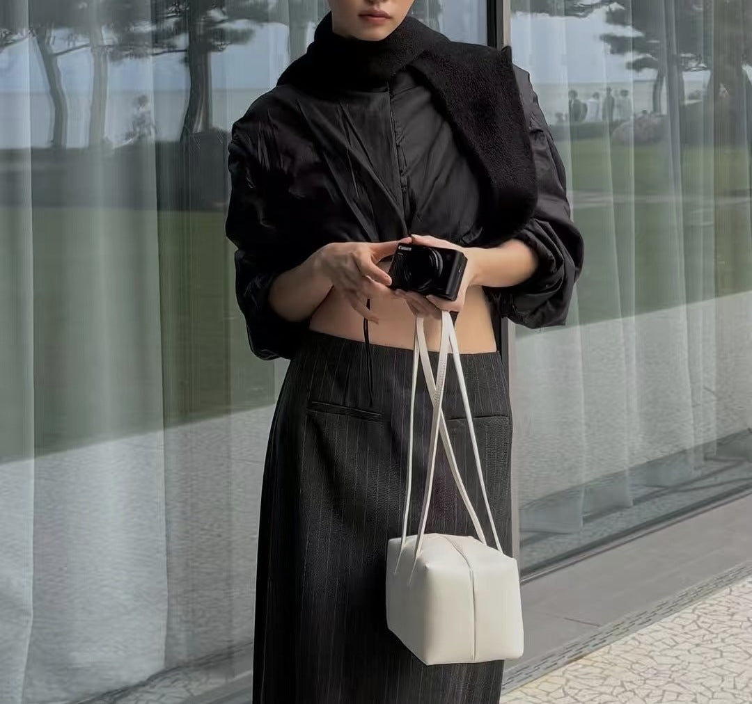 Niche Female Leather Underarm Live Broadcast Bags