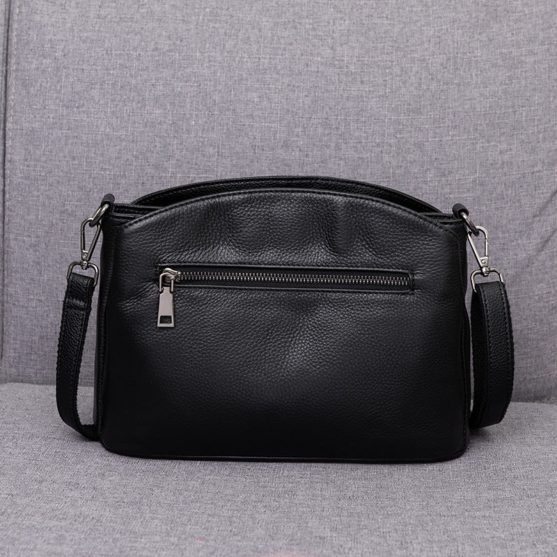 Women's Cowhide Fashion Genuine Leather Simple Classy Soft Women's Messenger Bag
