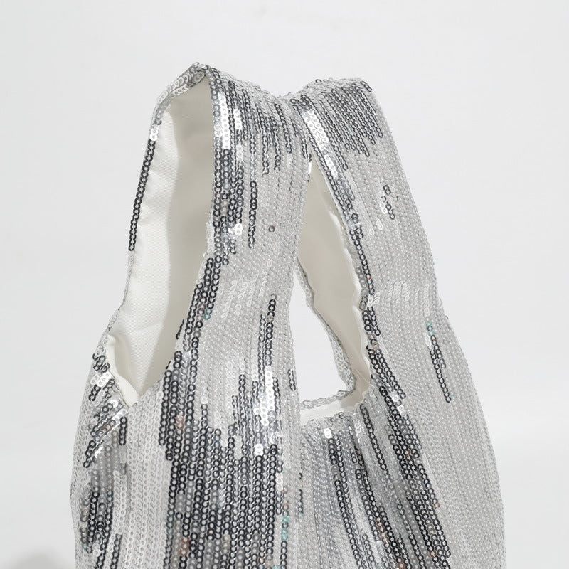 Women's Personalized Hand Portable Sequin Fashion Vest Bags