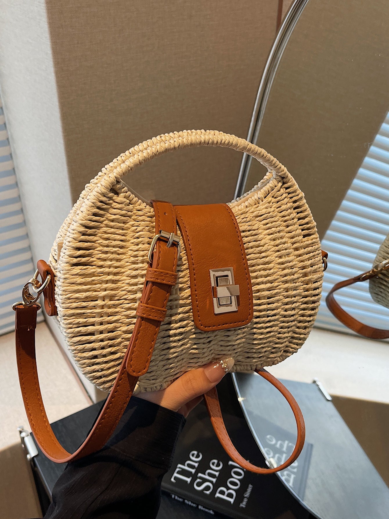 Women's Bohemian Grass Fashion Woven Seaside Holiday Bags