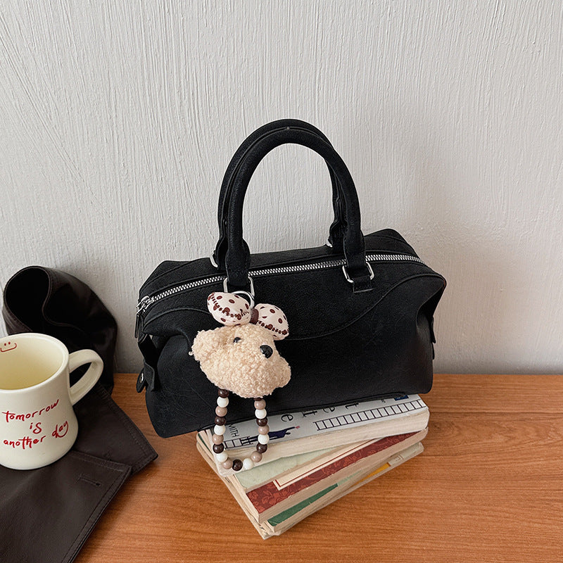Niche Commuter Light Luxury Western Style Boston Women's Handbag