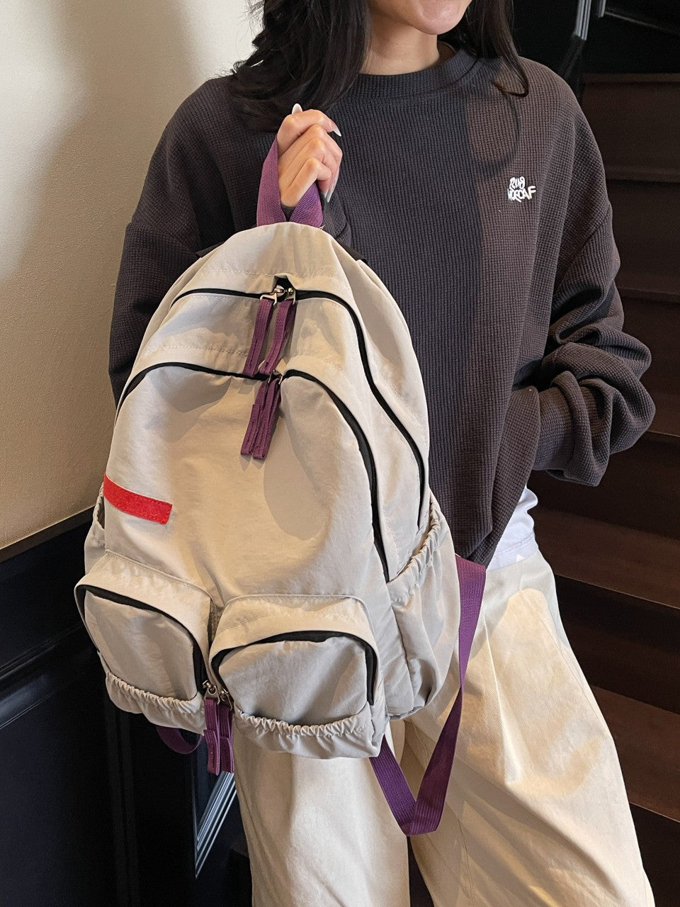 Women's College Simple Versatile Large Capacity Korean Leisure Backpack