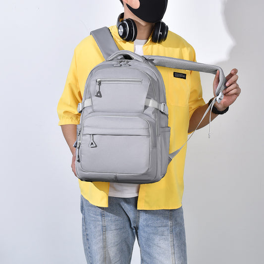 Women's & Men's Large Capacity Korean Medium Leisure College Student Schoolbag