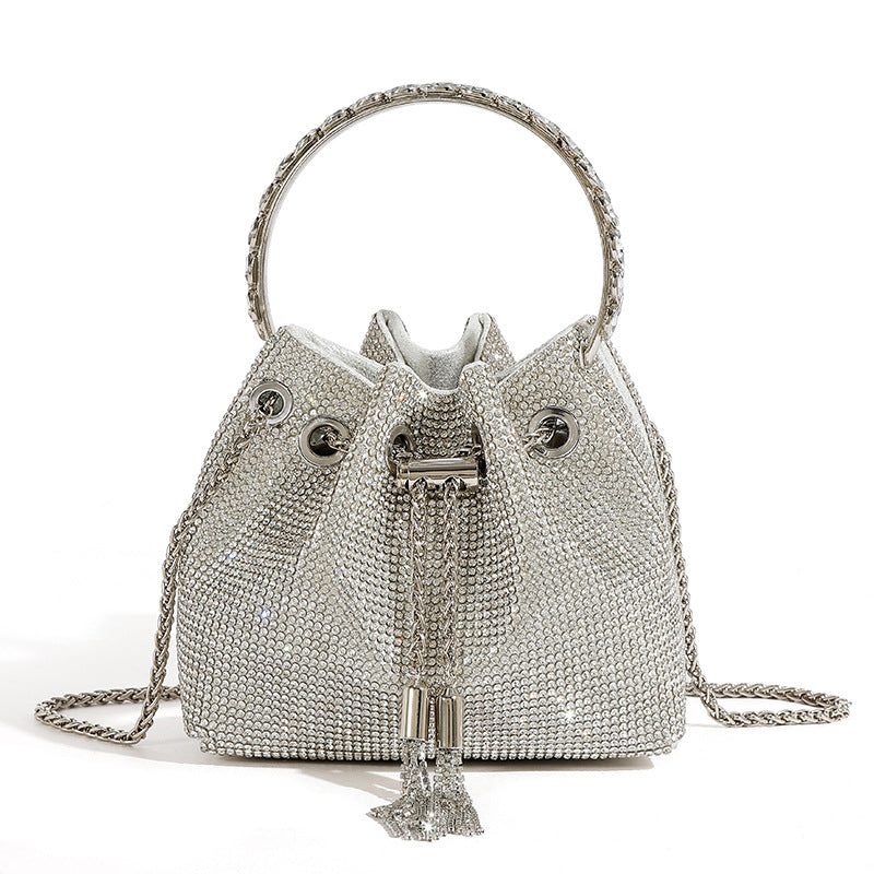 Women's Rhinestone Premium Dinner Acrylic Fashion Diamond Shoulder Bags