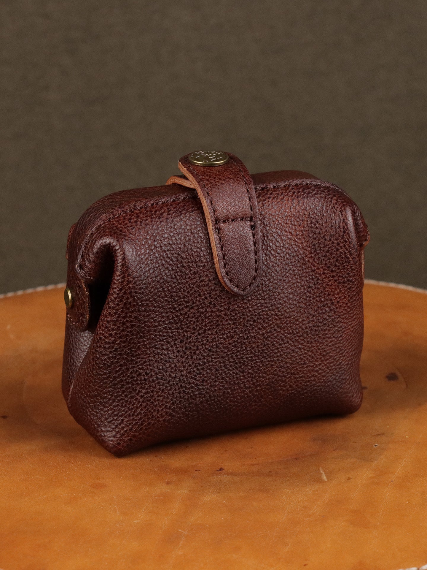 Tree Lamb Vegetable Tanned Brushed Cowhide Men's Clutch