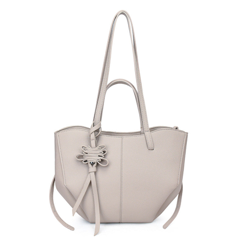 Women's Fashion High Textured Design Portable Vegetable Basket Women's Shoulder Bag