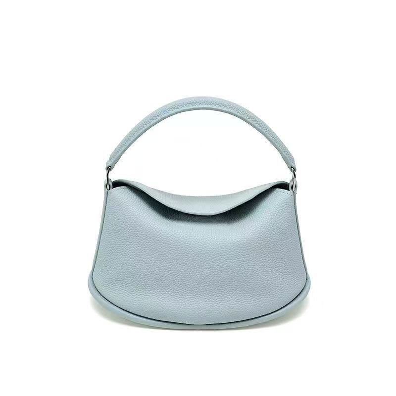 Women's Interest Light Luxury Lunch Box Genuine Leather Simple Bags