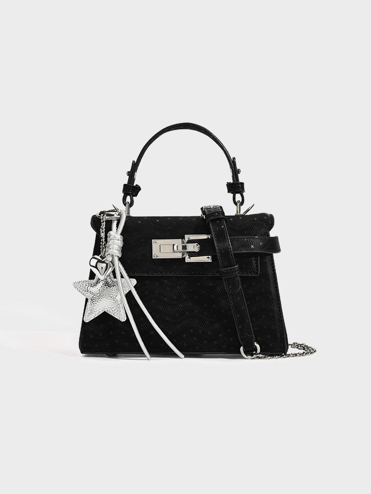 Kelly Niche Exquisite Crocodile Pattern High Sense Handbags
