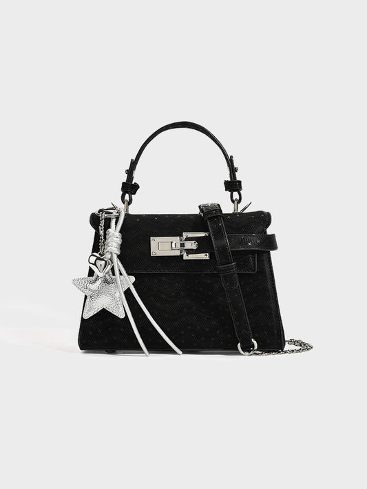 Kelly Niche Exquisite Crocodile Pattern High Sense Handbags