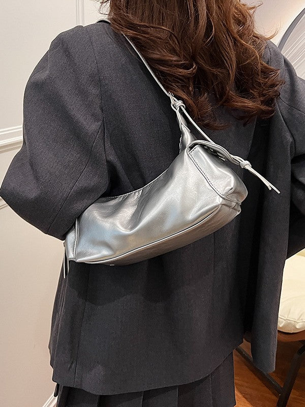 Women's Design Underarm Fashion Double Pocket Large Women's Shoulder Bag