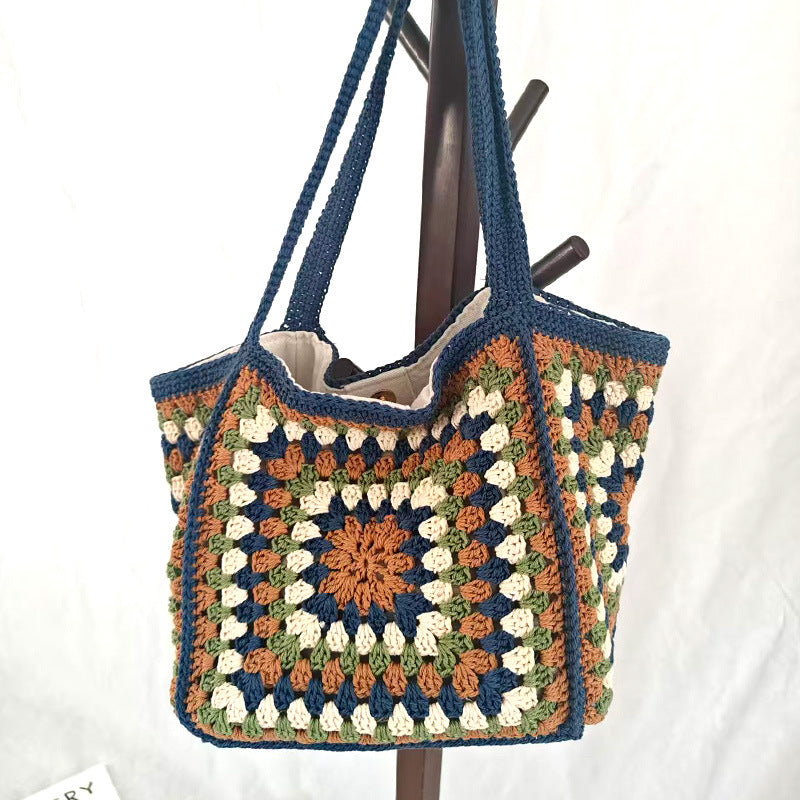 Retro Advanced Design Commuter Handmade Weave Women's Shoulder Bag