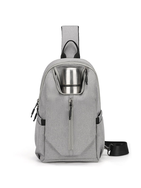 Men's High-grade Large Capacity For Commuting Water Men's Chest Bags