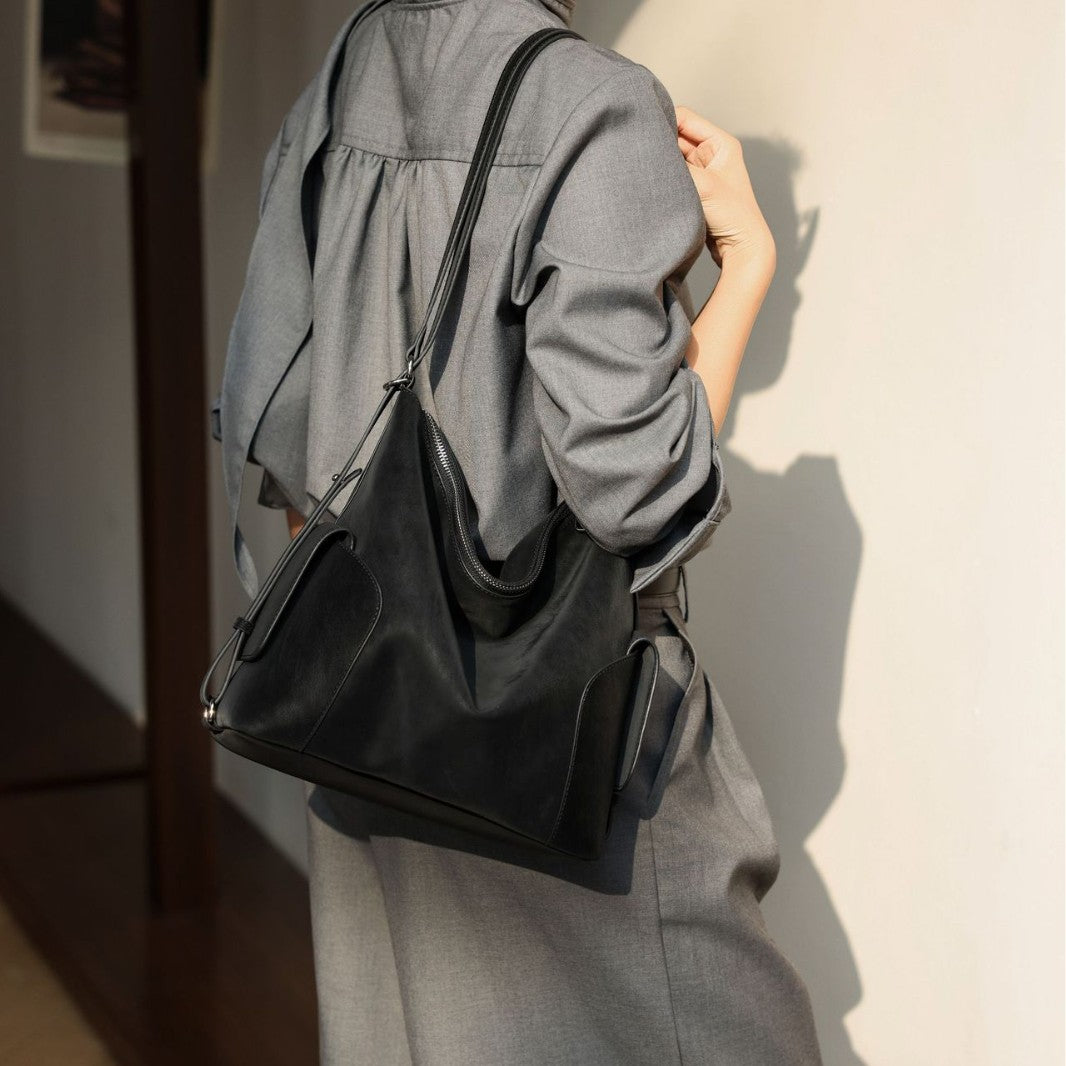 Women's Commuter Large Capacity Versatile High-grade Genuine Bags