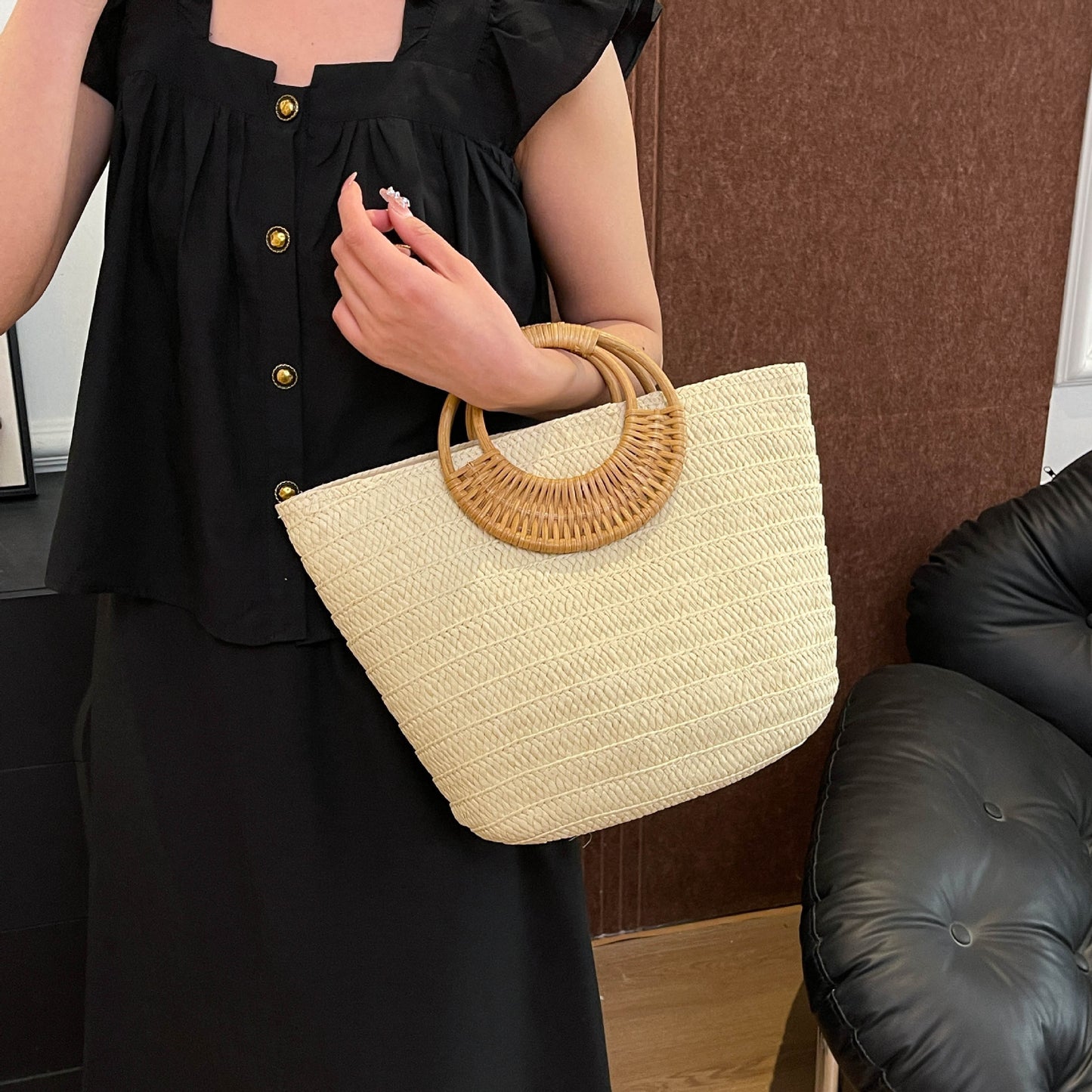 Minority Woven Vegetable Basket Affordable Luxury Tote Bags