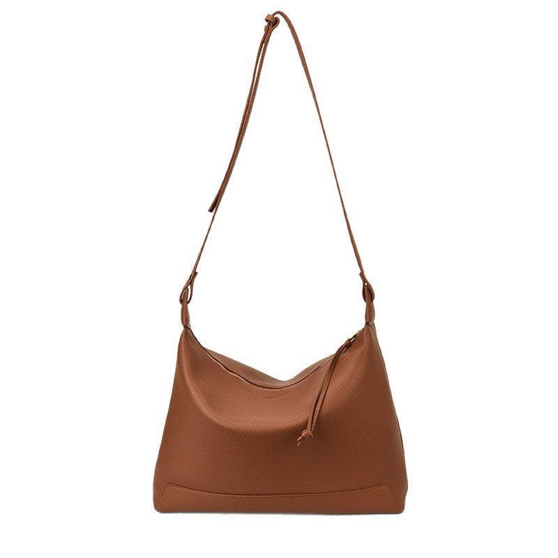 Women's Family Solid Color Underarm Dumpling Fashion Tote Bag