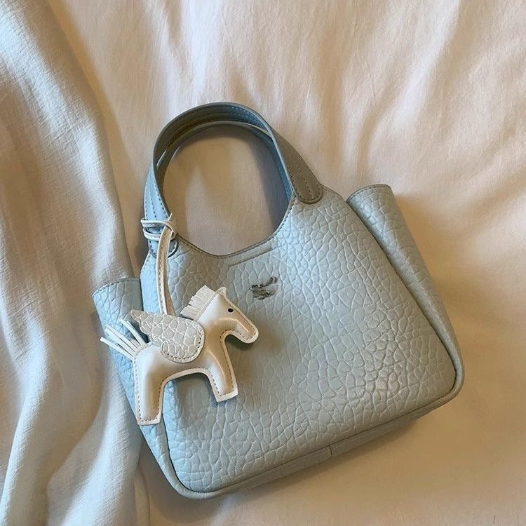 Women's Marseille Design Light Blue Texture Commuter Women's Messenger Bag