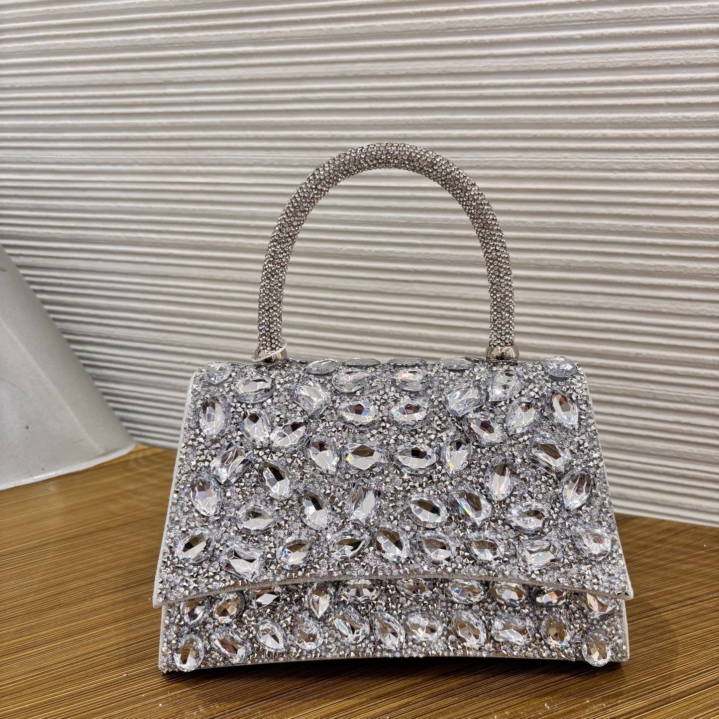 Women's Banquet Portable High-grade Full Diamond Shiny Bags