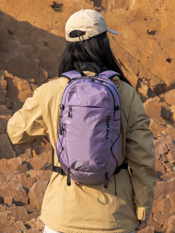 Women's & Men's Lightweight Plaid Climbing Mountain Climbing, Hiking Bag