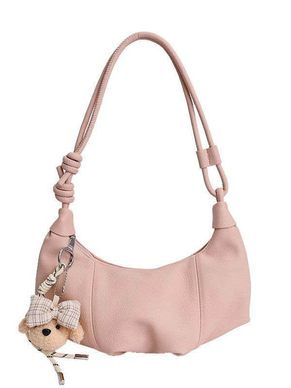 Women's Korean Style Underarm Commuter Soft Surface Bags