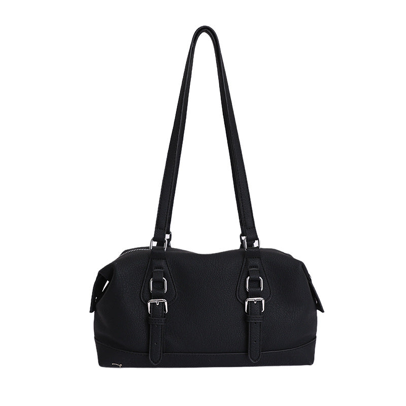 Women's Niche High-grade Simple Commute Bowling Large Capacity Women's Shoulder Bag