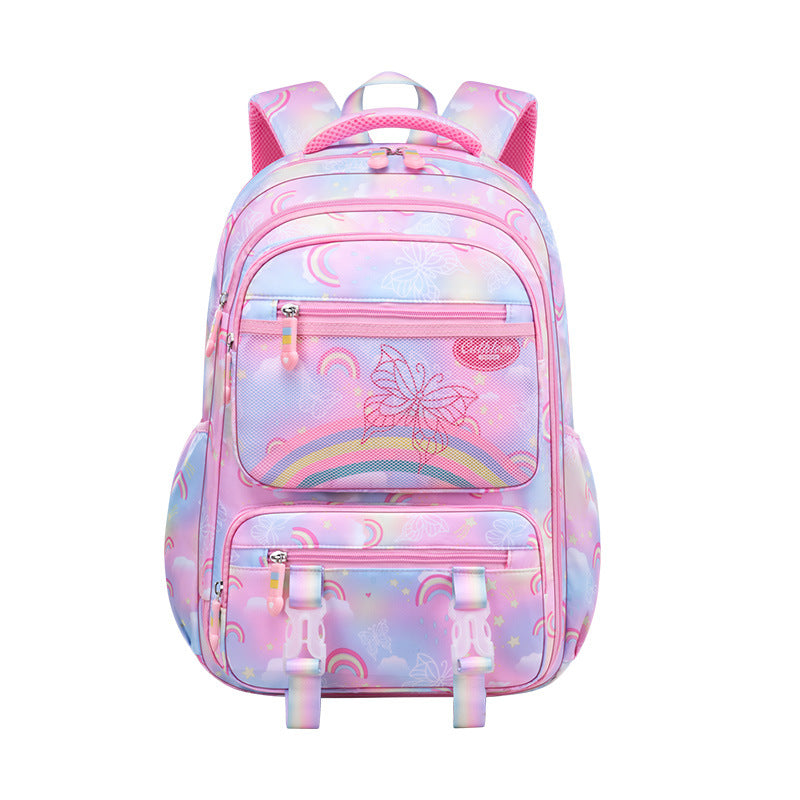 Rainbow Butterfly Sweet Princess Lightweight Upgraded Backpacks