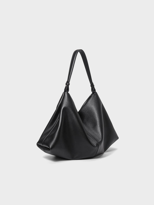 Women's Large Capacity Niche High-grade Genuine Underarm Women's Leather Bag
