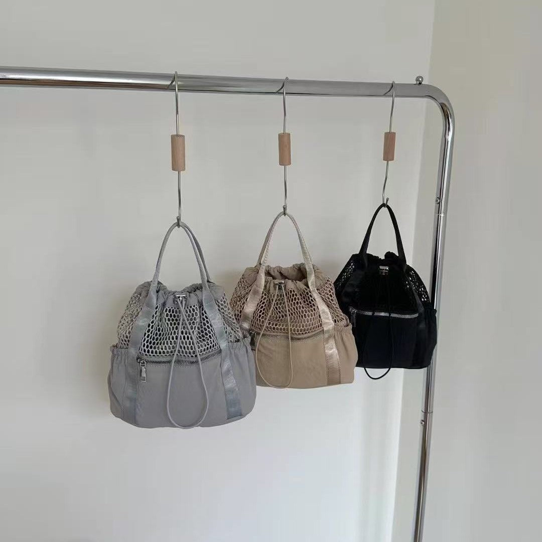 Women's Fashion Mini Nylon Canvas Mesh Breathable Women's Messenger Bag