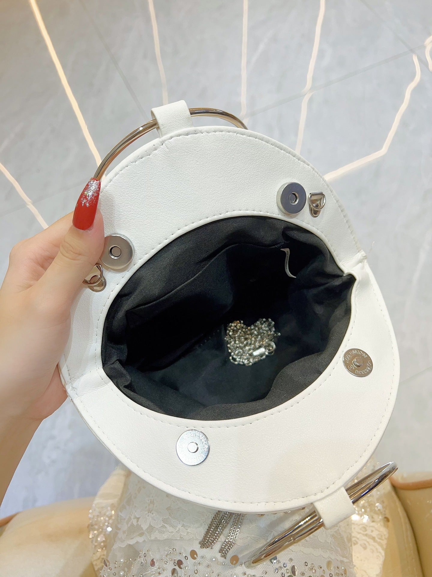 Women's Bridesmaid Wedding Dress Garment Clutch High-grade Dinner Bag