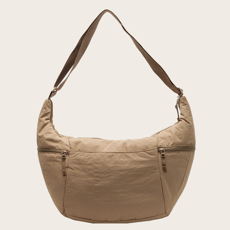 Women's Dumpling Large Capacity Croissant Commuter Nylon Women's Messenger Bag