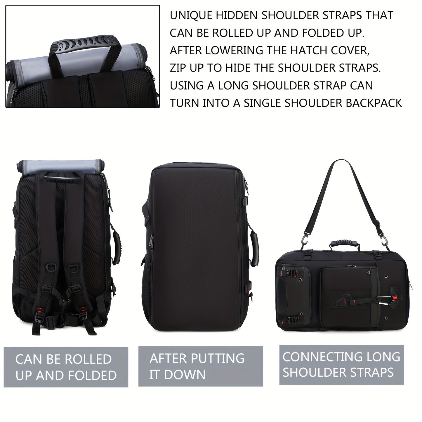 Large Capacity High-grade Hiking Oxford Cloth Travel Bags