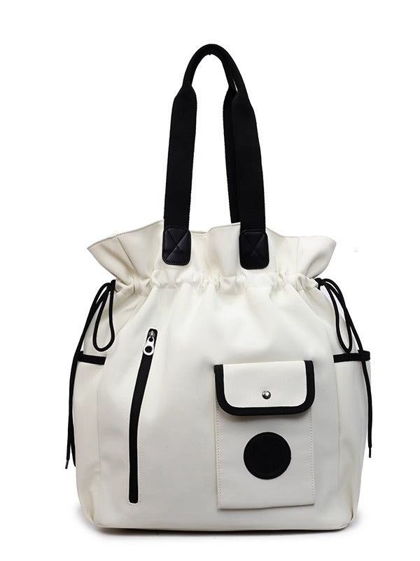 Drawstring Large Capacity Versatile Dance Fitness Portable College Leisure Backpack