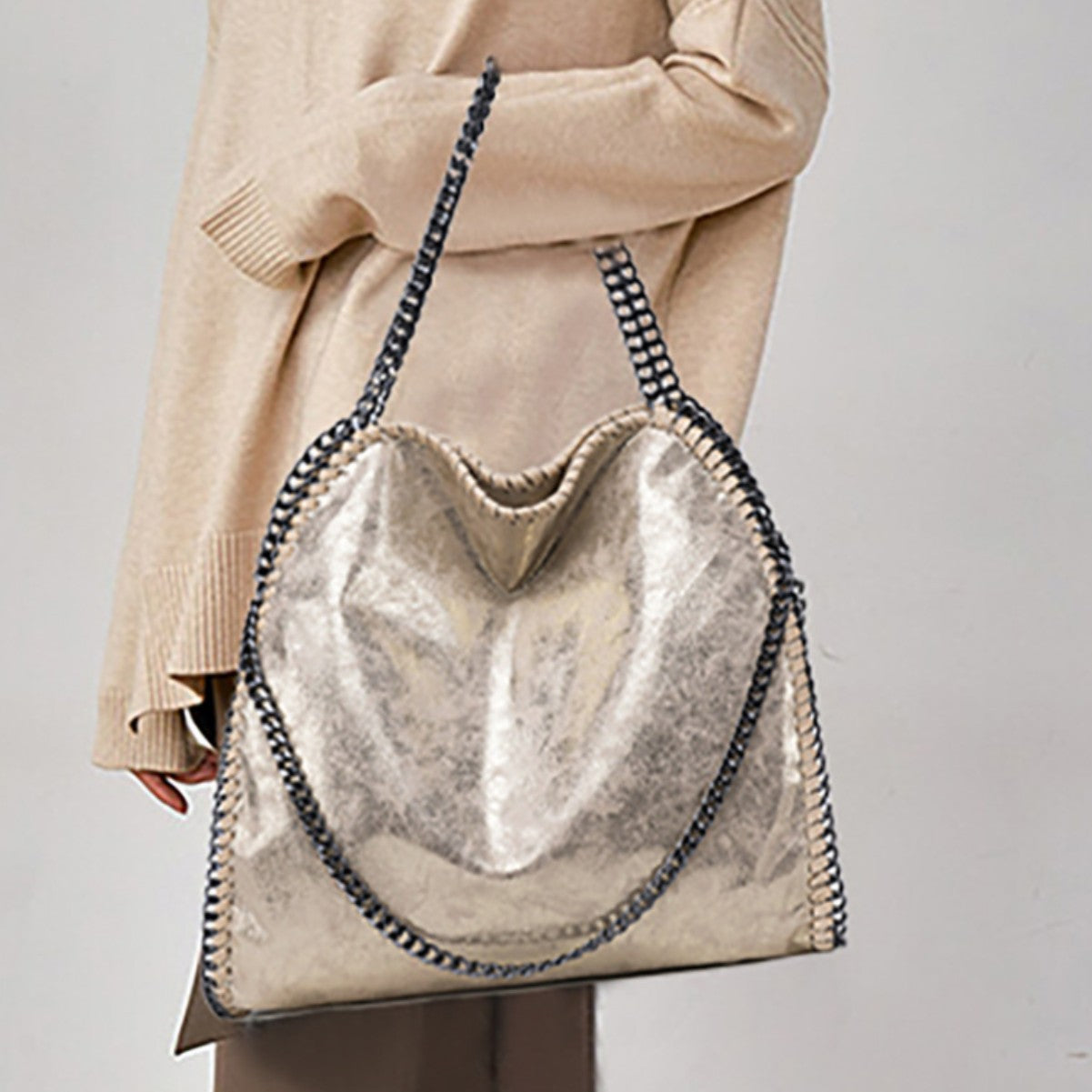 Women's Simple Classic Chain Fashion Portable Leisure Shoulder Bags