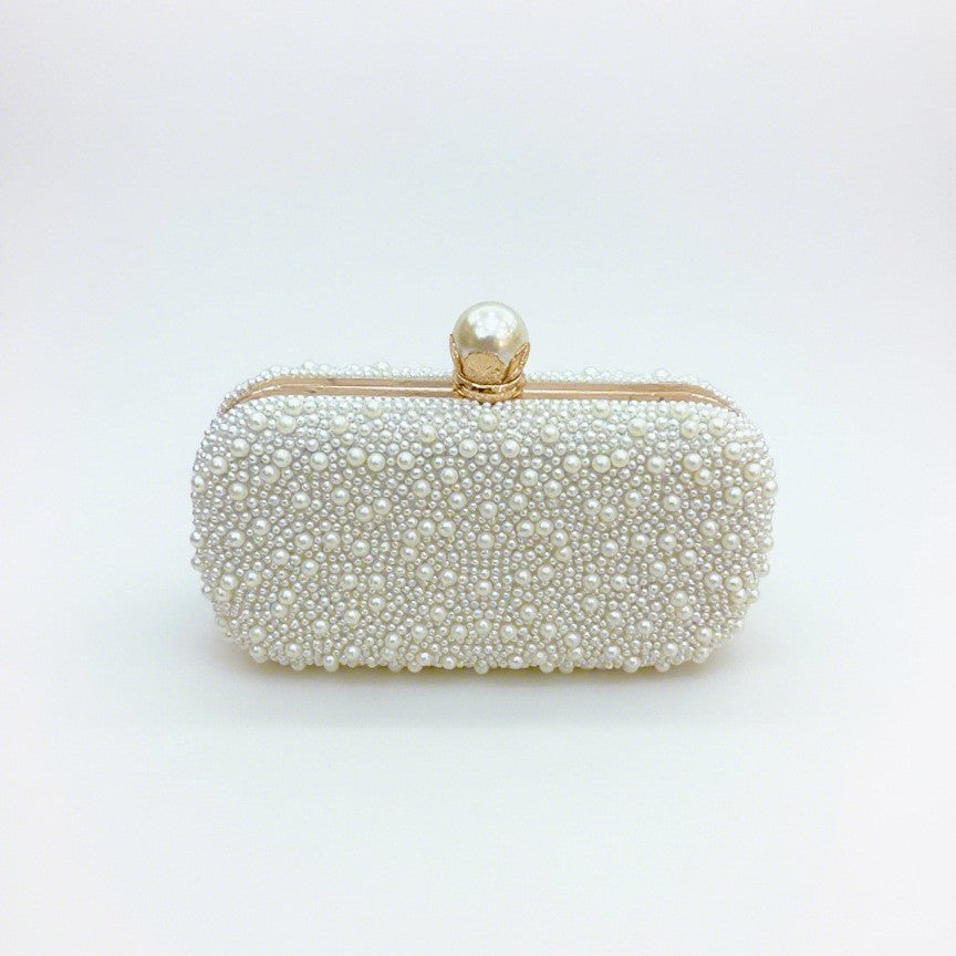 Trendy Fashion Dinner Banquet Pearl Dress Women's Clutch